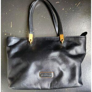 Marc By Marc Jacobs Black Leather Ligero East West Tote Black